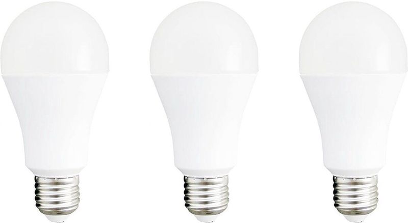 VITO LED Lamp A60 E27 - 15W (vervangt 120W) - 1470lm - 4000K - Ø60mm - 220-240V - Energiezuinig - 3 stuks
