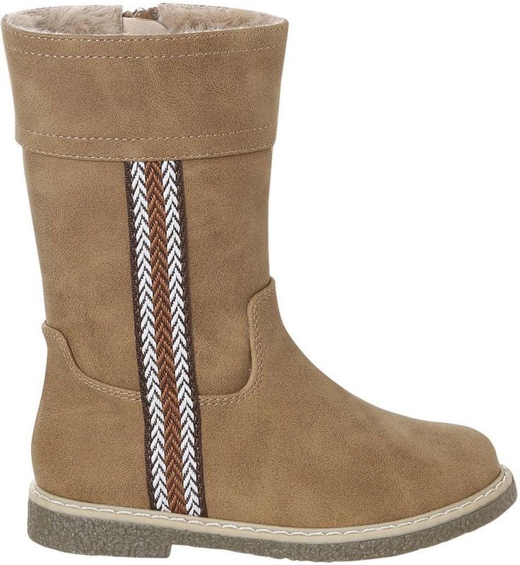 Vertbaudet Gevoerde laarzen met rits voor meisjes uit de VERTBAUDET-kleutercollectie