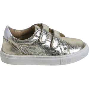 Vertbaudet Goudkleurige leren kindersneakers