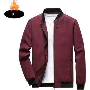 Livano Windjas Heren - Parka - Lente & Herfst - Jas - Volwassen - Windjack - Windbreaker - Outdoor - Bordeauxrood - XS