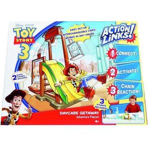 Toy Story 3 Action links stuntset (met 1 figuur)