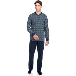 Vamp! - Heren Pyjama - Donkerblauw