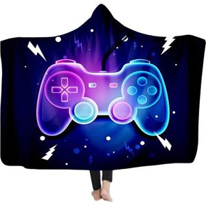 Livano Hoodie Deken Met Mouwen - Onesie - Plaid - Fleece Blanket - Knuffeldeken - Dames - Heren - Volwassenen - Gaming