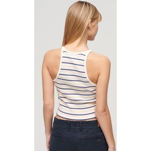 Superdry - Essential Logo Racer hemdtopje met strepen - Dames - Vesten