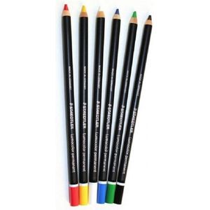 Staedtler potlood Lumocolor permanent glasochrom, groen 12 stuks