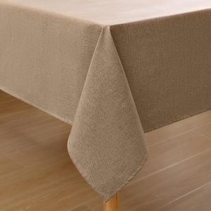Waterafstotend Tafelkleed met Linnenlook - 140 x 300 cm, Afwasbaar en Vlekbescherming