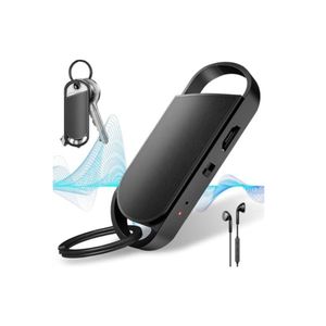 WNHB® Digitale Spraakrecorder 64GB - Draagbare Dictafoon met 750 Uur Opname - Eénknopsbediening voor Lezingen Vergaderingen en Interviews