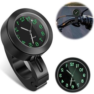 Waterdicht motorhorloge voor stuur - fietshorloge met stuurhouder - geschikt voor motorfietsen
