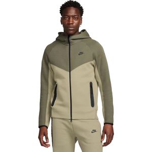 Nike tech fleece full-zip hoodie in de kleur groen.