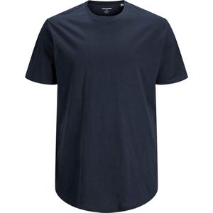 Jack & Jones grote maat heren T-shirt - ronde hals - HR12184933 - Blauw.