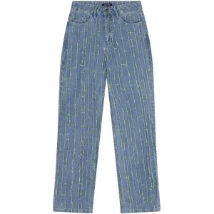 Refined Department Jeans Hannah Ladies Woven Denim Pants R2407174433 204 Blue Denim Dames Maat - M