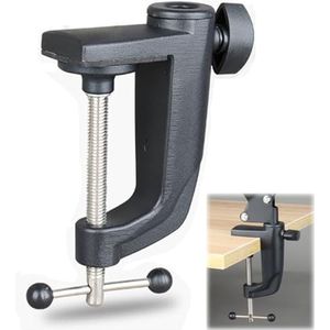 Universele C-klem voor Tafelhouder - Microfoon- en Monitorhouders met Verstelbare Schroefklem