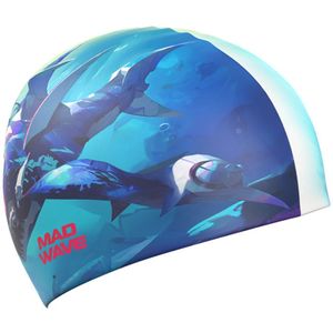 Madwave Shark Hq Zwembadmuts Blauw