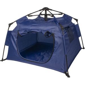 Pop up tent voor huisdieren blauw L - 100x100x70cm