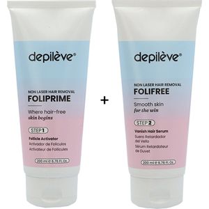 Depilève Duo Foliprime + Folifree 2 x 200 ml