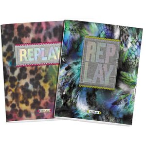 Schrift Replay Girls 3-pack A5 gelijnd