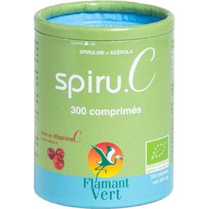 Flamant Vert Spiru.C 300 Tabletten van 500 mg