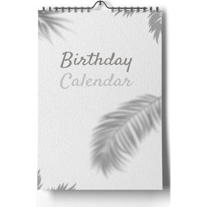 Verjaardagskalender | Design 2 | 24x35 | Staande Kalender | Huurdies | Verjaardagskalender Volwassenen