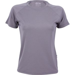 Damessportshirt 'Tech Tee' met korte mouwen Cool Grey - XS