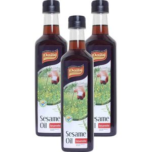 Daily® | 3 x 500ml Sesamolie | sesame oil | plantaardige wokolie | dressing