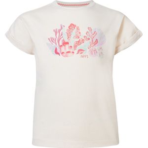 Noppies T-shirt met Printopdruk Wit/Roze