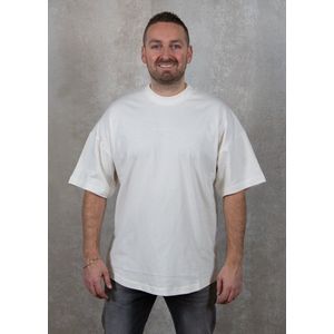 Off The Pitch - Dragon Oversized Tee - Off White - Katoen