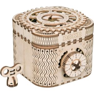 ROBOTIME ROKR Treasure Box Schatkist Modelbouw hout Doe Het Zelf