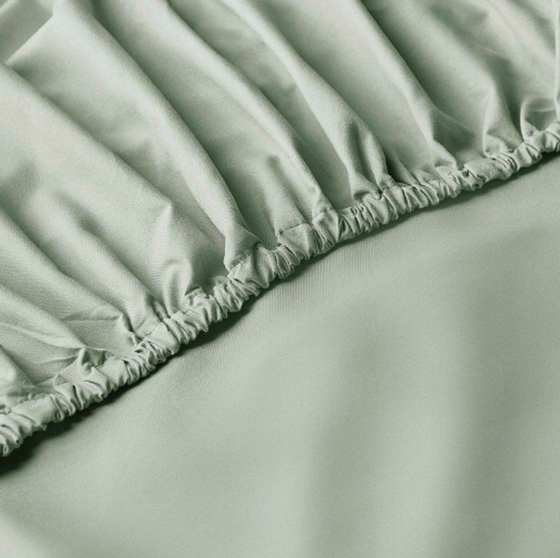 Blumtal - Hoeslaken - Lichtgroen - Microvezel - 90x200cm