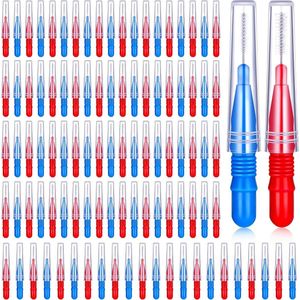 Allecto plus - Tandenborstel flosser: 100 stuks interdentale borstels voor mondhygiëne en tandenreiniging.