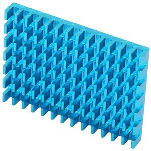 Handy aluminum heat sink, aluminum heat sink cooler strong and sturdy 40 * 30 * 5mm rust resistance for circuit board chip