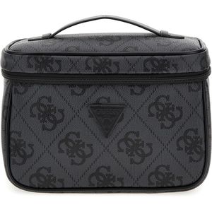 Guess Berta Toiletry Train Case Dames Beautycase - Coal Logo