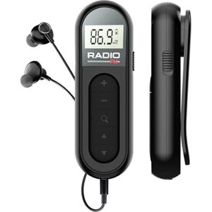 Draagbare Mini FM/AM Transistorradio met DSP en LCD Display
