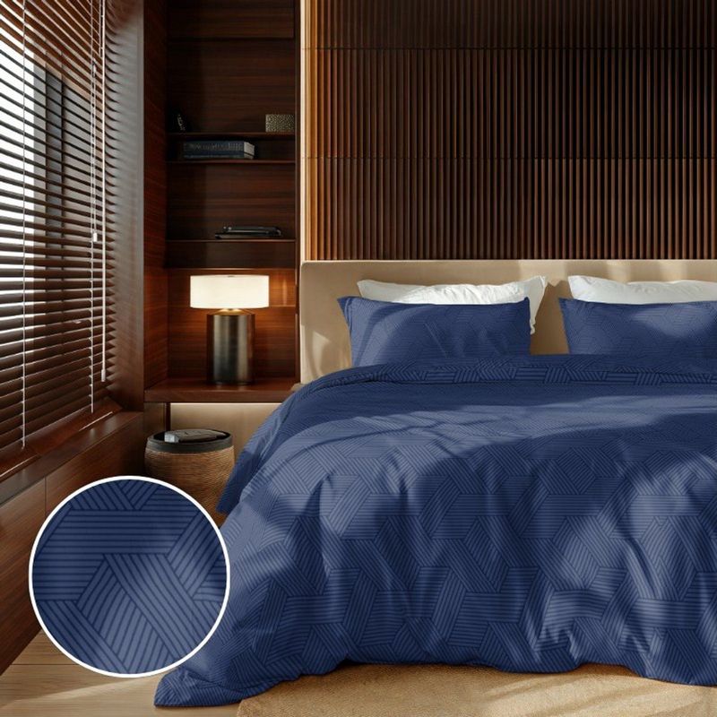 Dekbedovertrek - Grijs - Katoen - Eenpersoons