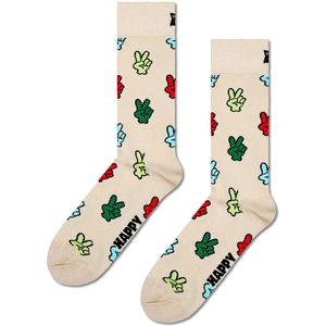 Happy Socks - Victory Sign Sock - Unisex - Sokken