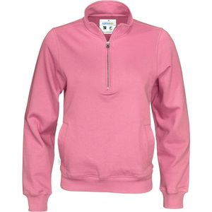 Cottover Sweater Half Zip Unisex - Gots Gecertificeerd 141012 - Roze