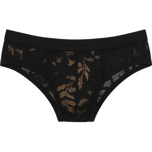 MODUS VIVENDI Floral Lace Classic Brief Black - MAAT S - Erotisch Heren Ondergoed - Slip voor Man - Sexy mannen Slip