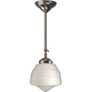 Art Deco lamp 'Candy schuifstang', Nederlands fabrikaat Old Timer Light