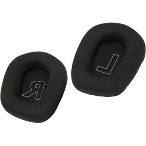 Oorkussens voor hoofdtelefoon - ademend comfortabel elastisch - vervangende oorkussens - zilvergrijs