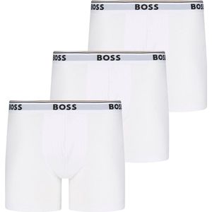 BOSS - Boxershorts Power 3-Pack Wit - Heren - Maat XL - Body-fit