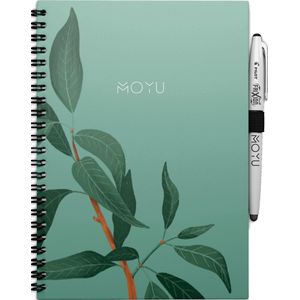MOYU - Lovely Leaf Notebook - Uitwisbaar Notitieboek A5 Hardcover