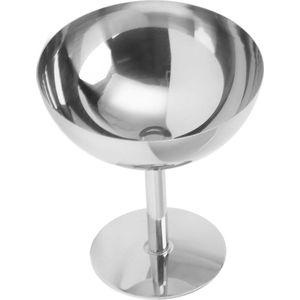 Dessertbekers Gemakkelijk Schoon Te Maken - Vaatwasmachinebestendig Roestvrij Staal voor Bar Café - Ijsbekers Veel Gebruikt .