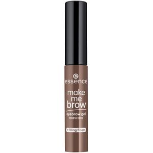 essence Make Me Brow Eyebrow Gel Mascara 02 Browny Brows - 3 x 3,8 ml - Voordeelverpakking