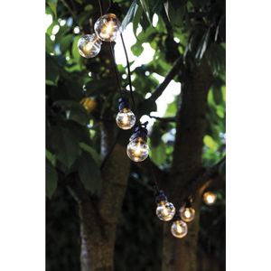 START SET Tuinverlichting binnen en buiten - Clear/ Black verlengbaar met snoer - Feestverlichting - Kerstverlichting - Sfeerverlichting - Lichtslinger tuin - Tuinverlichting buiten lichtsnoer