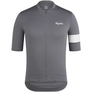 Rapha Core Korte Mouw Wielertrui Grijs S Man