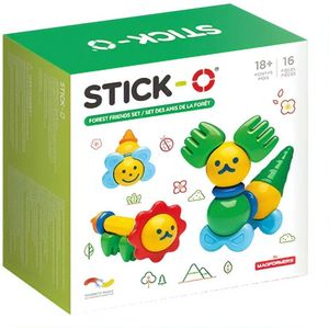 Stick-O Bouwsets Bosvriendjes - magnetisch speelgoed - 20 modellen