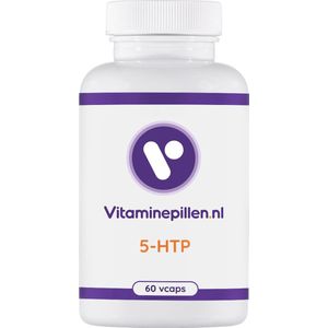 Vitaminepillen.nl | 5HTP/Griffonia | Vcaps | 60 stuks | 75 mg per capsule | Gratis verzending | Supplement bekend als natuurlijke rustgever, vermindert onrust/stress gevoel