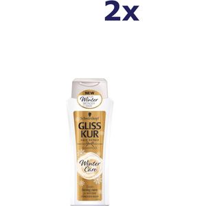 2x Gliss Kur 250ml shampoo winter repair