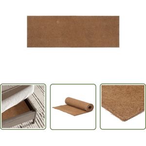 The Living Store Kokosvezel Matrasonderlegger - 80 x 200 cm - Ademend