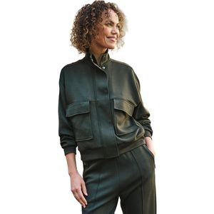 Jassen - Donkerbruin - Minimalistisch Design - Hoge Kraag - Brede Klepzakken