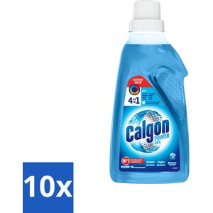 Calgon - Wasmachinereiniger - Gel - Tegen Kalkaanslag / Wasmiddelresten / Geuren - 750 ml - 15 Wasbeurten - Bulkverpakking - 10 stuks